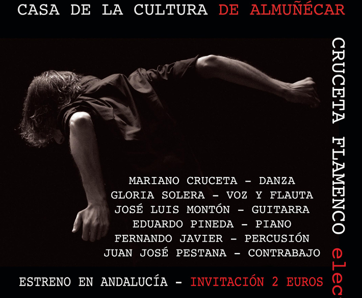 La Casa de la Cultura de Almuñécar acoge esta noche el espectáculo flamenco 'Electrolé'